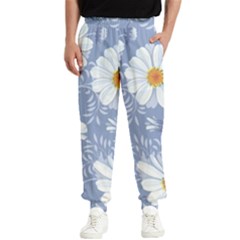 Chamomile Flower Men s Elastic Waist Pants by goljakoff