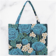 Blue roses Mini Tote Bag