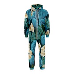 Blue Roses Hooded Jumpsuit (kids) by goljakoff