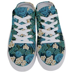 Blue Roses Half Slippers by goljakoff