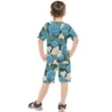 Blue roses Kids  Tee and Shorts Set View2