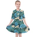 Blue roses Kids  All Frills Chiffon Dress View1