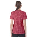 Red sashiko Women s Cotton Tee View2