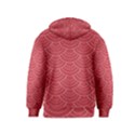 Red sashiko Kids  Zipper Hoodie View2