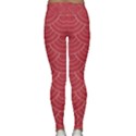 Red sashiko Classic Yoga Leggings View2