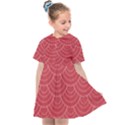 Red sashiko Kids  Sailor Dress View1