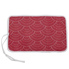 Red Sashiko Pen Storage Case (s) by goljakoff