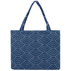 Blue Sashiko Mini Tote Bag by goljakoff