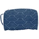 Blue sashiko Toiletries Pouch View3