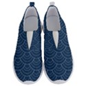 Blue sashiko No Lace Lightweight Shoes View1