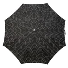 Black Sashiko Ornament Straight Umbrellas by goljakoff