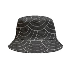 Black Sashiko Ornament Bucket Hat by goljakoff