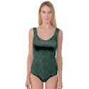 Green sashiko Princess Tank Leotard  View1