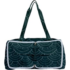 Green Sashiko Multi Function Bag by goljakoff