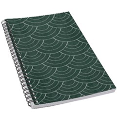 Green Sashiko 5 5  X 8 5  Notebook by goljakoff