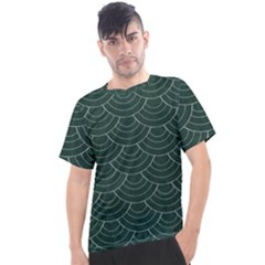 Green Sashiko Men s Sport Top by goljakoff