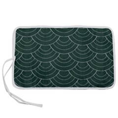 Green Sashiko Pen Storage Case (s) by goljakoff