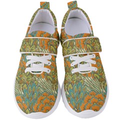 Orange Flowers Women s Velcro Strap Shoes by goljakoff