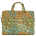 Orange flowers Double Pocket Laptop Bag View2