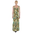 Field leaves Thigh Split Maxi Dress View2