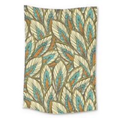 Field Leaves Large Tapestry by goljakoff