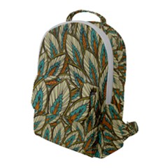 Field Leaves Flap Pocket Backpack (large) by goljakoff