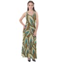 Field leaves Sleeveless Velour Maxi Dress View1