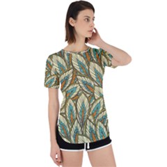 Field Leaves Perpetual Short Sleeve T-shirt by goljakoff