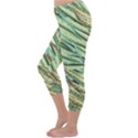 Green leaves Capri Winter Leggings  View2