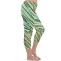 Green leaves Capri Winter Leggings  View3