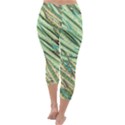 Green leaves Capri Winter Leggings  View4