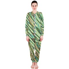 Green Leaves Onepiece Jumpsuit (ladies)  by goljakoff