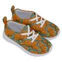 Orange flowers Running Shoes View3