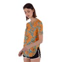 Orange flowers Perpetual Short Sleeve T-Shirt View2