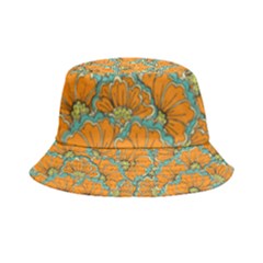 Orange Flowers Inside Out Bucket Hat by goljakoff