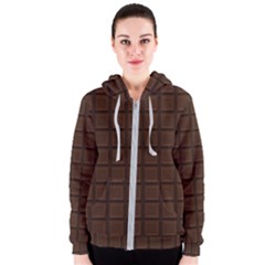 Chocolate Women s Zipper Hoodie by goljakoff