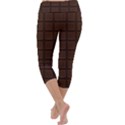 Chocolate Capri Yoga Leggings View4