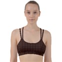 Chocolate Line Them Up Sports Bra View1