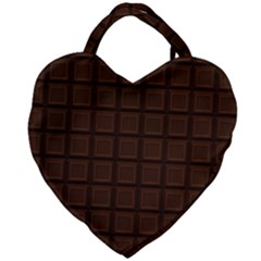 Chocolate Giant Heart Shaped Tote by goljakoff