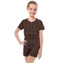 Chocolate Kids  Mesh Tee and Shorts Set View1