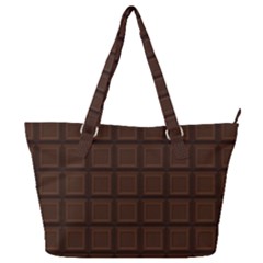 Chocolate Full Print Shoulder Bag by goljakoff