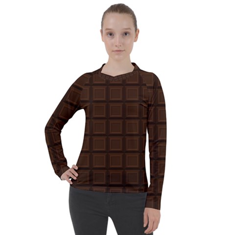 Chocolate Women s Pique Long Sleeve Tee by goljakoff