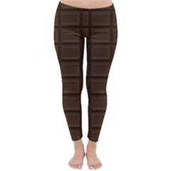 Milk Chocolate Classic Winter Leggings by goljakoff