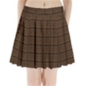 Milk chocolate Pleated Mini Skirt View1