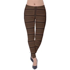 Milk Chocolate Velvet Leggings by goljakoff