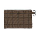 Milk chocolate Canvas Cosmetic Bag (Large) View2