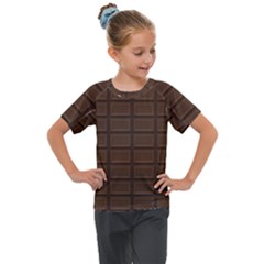 Milk Chocolate Kids  Mesh Piece Tee