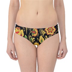 Vintage Khokhloma Hipster Bikini Bottoms by goljakoff