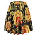 Vintage khokhloma High Waist Skirt View2