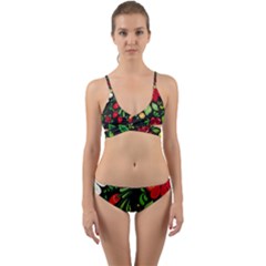 Hohloma Wrap Around Bikini Set by goljakoff